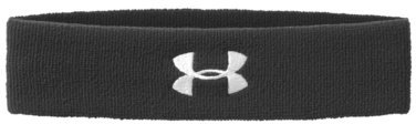 Under Armour Performance Headband, Black (001)/White, One Size Fits All