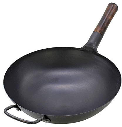 HUOQILIN Wok Olla de hierro manual Woks forjado wok hogar wok vintage wok restaurante wok wok wok caldero sin revestimiento