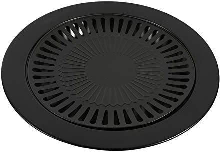 Niiyen Grillregal, Grillküche Grillpfanne Indoor Outdoor Antihaft-Bratschalen Werkzeug, 2-lagig, hat den Kraftstoff sparenden Vorteil