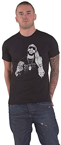 Gucci Mane GUWOP T Shirt Pinkies Up Logo Nue offiziell Herren Schwarz