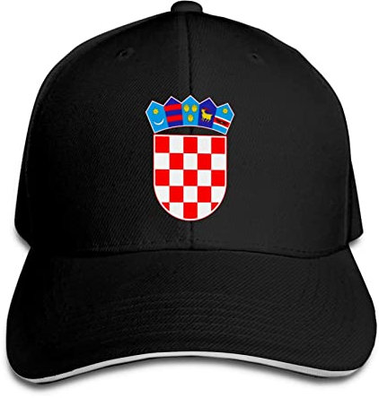 963 Unisex Basecap Kroatien-Flagge Trucker Cap Mode Baseball Kappen Reine Farbe Baseboard Snapback Kappe Für Reisen Laufen Sport