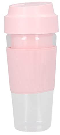 Électrique Juicer Cup Mini Portable USB Rechargeable Blender Rose Bouteille de Mélange pour Secoue Fruits Légumes Yaourt Glacé 300 ML
