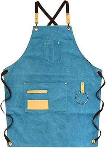 AUGUSE Arbeitsschürze, Werkzeugschürze für Schreiner, Arbeitsschürze aus Leder, Werkstattschürze, hitzebeständig, langlebig, Schweißerschürze for Männer und Frauen (Color : B)