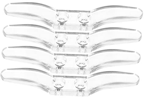 KOMBIUDA 4 Stück Vorhangseilwickler Sicherheitskabelaufwicklungen Kabelaufwicklung Für Fenster Sicherheitsseilklemmen Seilklampenhaken Jalousie-kabelwickler Pom Seilhaken Überdimensioniert