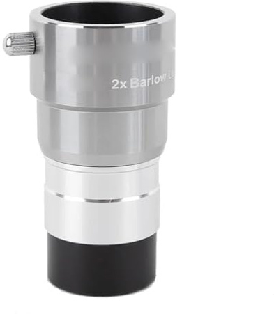 Teleskop-Zubehör-Set Optisches Okular 4-Element 1,25 Zoll Spotting Telescope Okular 4 mm 6 mm 9 mm 12 mm 15 mm 32 mm 40 mm Teleskop-Kamera (Color : 2X Barlow Lens)
