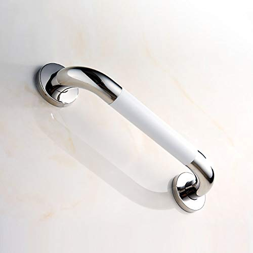 Haltegriffe Griff Sicherheitsstützhandläufe, 22-Zoll-Haltegriffe für Badezimmer, weißer Haltegriff zur Wandmontage, Sicherheitsstützschiene aus Edelstahl 304 für Dusche und Badewanne mit stabilem, ru