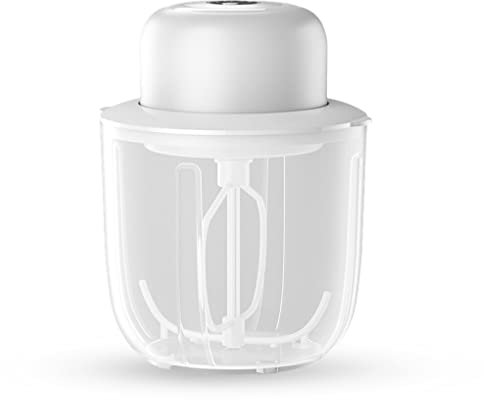 EIOLWJIEO Frullino per Le Uova Elettrico Frusta per Panna Macchina Ricaricabile Cottura per Dolci Portatile Cottura per Domestico Dispositivo di agitazione Cucina