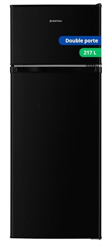 GEDTECH Frigorifero congelatore alto - GE217DPBL Nero - capacità 217L - Classe E