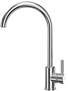 Küchenarmatur, freier Zug-Wasserhahn, Keramik-Ventilkern, Badezimmer, Küche, Edelstahl-Wasserhahn, Spüle, heiß und kalt ° Wasserhahn-Spüle, drehbarer Wasserhahn, Geschenkschlauch-Garantie für drei Jah