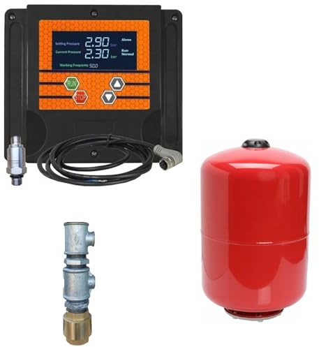PAG Turbo GmbH® - Inverter Intelligente bedarfsorientierte Pumpensteuerung für Tiefbrunnenpumpen 0,37-1,1kW mit 1 1/4 Anschlussset