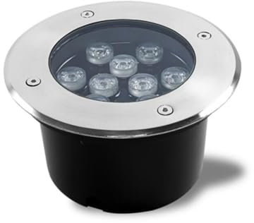 LGJEGD LED-Erdbeleuchtung, Unterflur-Einbauleuchte, IP67 wasserdicht 9W Außenbeleuchtung Wegbeleuchtung (Color:Purple Light,Size:12v)