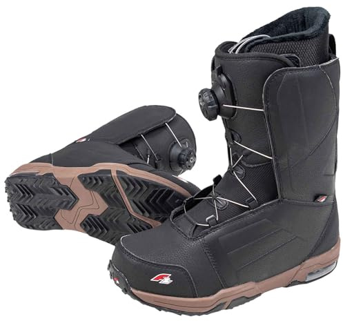 F2 Herren Snowboard Softboots-Eliminator Dual TGF Größe wählbar Schwarz
