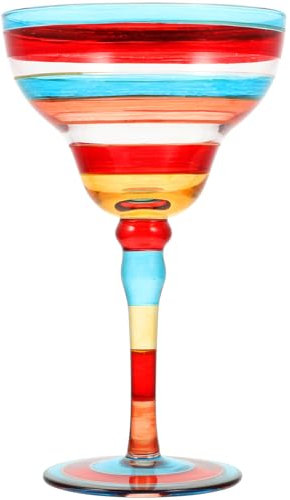 MAGICLULU Bicchiere Per Margarita Dal Design Unico Ed Artistico Elegante Bicchiere Dipinto Per Margarita