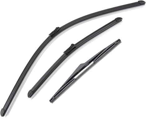 Für F&ord Für Fiesta 2008-2016 Autowischerblätter Scheibenwischerblätter Scheibenwischerblätter Vorne Und Hinten Wischer(Left-hand drive)