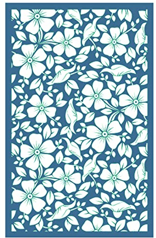 Kit de sérigraphie pour sérigraphie - Outil de gaufrage de bijoux - Pochoir réutilisable - Pochoir en maille pour peinture décorative - Pochoirs réutilisables - Transfert de soie