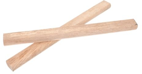Kisangel Poignée de Remplacement en Bois Massif 40 Cm pour Haches Manche Bois Dur Ergonomique Accessoire Solide pour Outils de Jardinage et Camping Lot de 2 Poignées