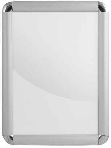 Klapprahmen / Bilderrahmen, matt silberfarben, 25 mm tief 23½ x 33 ins (DIN A1) Rondo