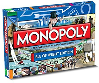 Winning Moves Isle of Wight Monopoly-Brettspiel, Advance to Port St Mary, Tynwald Hill oder TT Grandstand und tausche deinen Weg zum Erfolg, 2–6 Spieler sind ein tolles Geschenk für Kinder ab 8 Jahren