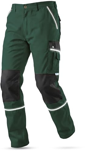 TMG Arbeitshose Herren mit Kniepolstertaschen Style in Übergrößen erhältlich - Robuste Arbeitskleidung für Männer, Bundhose Herren, Langlebige Arbeitshosen für Handwerker, Maler und Bauarbeiter