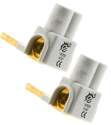 Zenitech Lot de 2 bornes de raccordement Horizontales