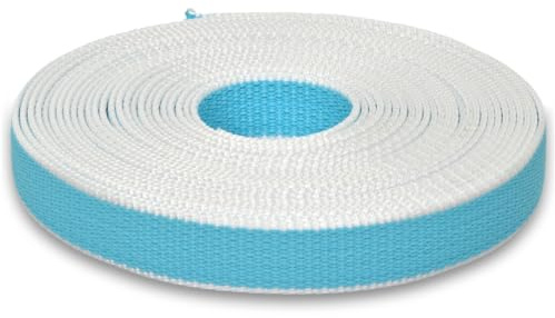 Corderie Italiane 006041788 Cintino per tapparelle, Colore Celeste in Polipropilene, 22 mm, 7,5 mt