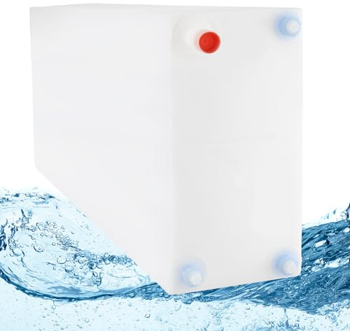 RecPro RV Fresh Water Tank 21 Gallon for Drinking and Potable Water | 39.25 x 8 x 16 | Fresh or Gray Water Plastic Storage | Made in America