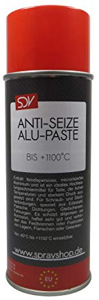 SDV Chemie Anti Seize Alupaste Spray 6X 400ml Aluminiumpaste Montagepaste Bremspaste 1100°C