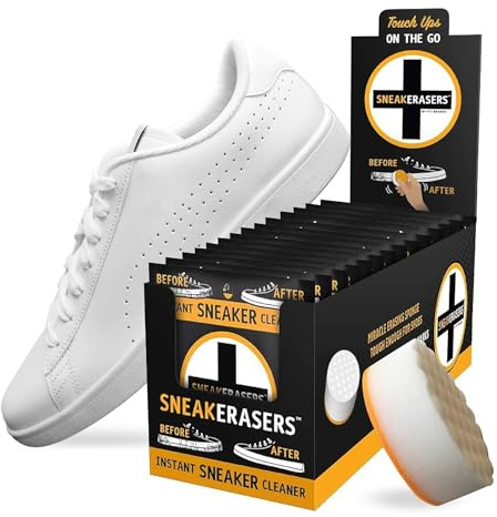 SneakERASERS Instant Sneaker Cleaner Sponge, Effective Shoe Cleaning for White Sneakers