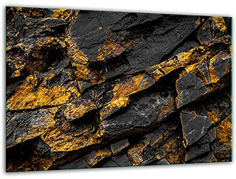 TMK ArtDeko – Schneidebrett Glas – Glasschneidebrett für die Küche 30x22 cm – Robust, Hygienisch & Rutschfest – Glas Schneidebrett – Zusätzliche Arbeitsfläche – Vielseitige Nutzung