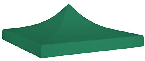 Yumeng Partyzelt-Dach, Ersatz Pavillondach, Dach Für Pavillon, Ersatzdach Pavillon, 3x3 m Grün 270 g/m²