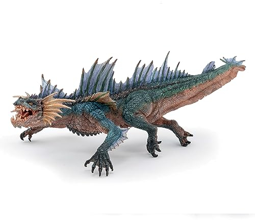 Papo - Sea dragon - Realistic fantasy figurine - 3 years old - Fantasy and Medieval Collection - Stimulates imagination and creativity - Hand painted - Precise details - Great gift idea for children