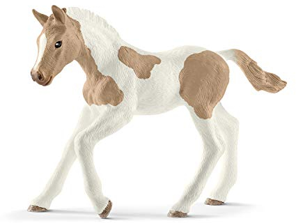 schleich HORSE CLUB Paint Horse-föl, från 5 år, 13886 - Leksaksfiguren, 3 x 10 x 7 cm