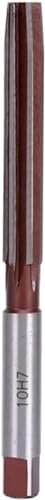 MIFANI Reibahlen 3-40 mm Handreibahle aus legiertem Werkzeugstahl mit geradem Schaft, hochpräzise H7-Reibahle (Farbe: 6 mm) (Color : 40mm)