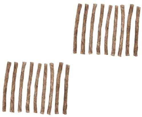 VANZACK 40pcs Fireplace Rope for Outdoor Bbq Portable Camping Accessory Safe Wax Core Easy to Ignite