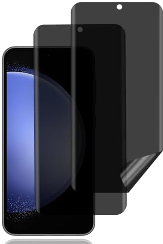 Sichtschutz Schutzfolie für Samsung Galaxy S23 FE [2 Stück] | Privacy Schutzfolie, Sichtschutzfolie, Kratzfest, Anti-Spy Flexibler TPU Displayschutzfoli für Samsung Galaxy S23 FE 5G