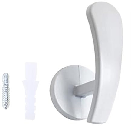 MinnowXY Ganci per tende a parete per tende con gancio decorativo per tende da finestra, in lega di alluminio