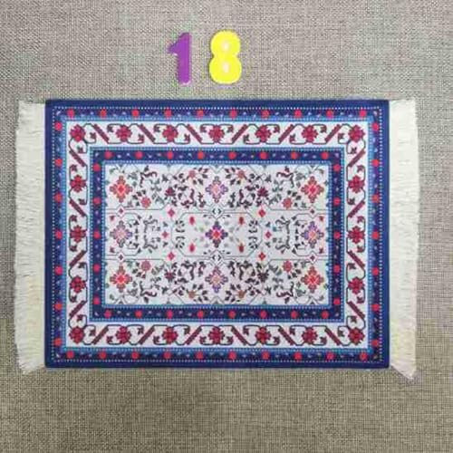 TMTGTS Persischer Teppich Mauspad 1 Stück Mini Teppich aus Orientteppich Muster Boho Quaste Gaming Mauspad Perser Mousepad Büro Zubehör Mousepad klein Maus Teppich Computer Zubehör Untersetze