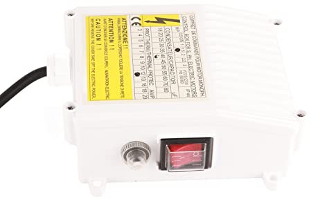Brunnenpumpen Steuerkasten, Brunnenpumpen Tauchpumpe mit Integriertem Wärmeschutzschalter, Haushalts Tauchschaltersteuerung für Tiefbrunnen Tauchsaugpumpen (1100W EU-Stecker 220 V)