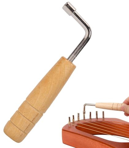 Stimmschlüssel, Harfe, professionelles Harfen-Stimmwerkzeug, L-förmiger Stimmhammer, Stimmschlüssel mit quadratischer Spitze, Harfen-Stimmwerkzeug, Präzisions-Stimmschlüssel, 3 Stück