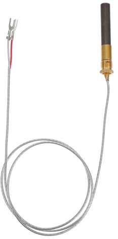 Toddmomy Thermocouple 750 Mv en Fil D'aluminium 91 Cm Compatible Chauffe-eau à Gaz, Four et Cheminée, Kit Thermopile pour Vanne D'appareils de Chauffage Industriel