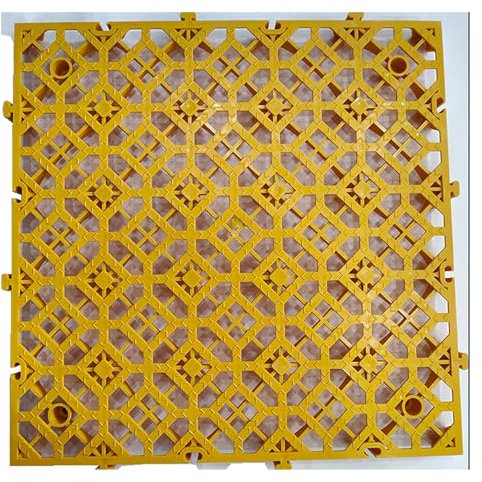 Lot de 35 dalles de sol emboîtables pour piscine, douche, salle de bain, garage, cuisine, terrasse, sol, couleur grigio, 40 x 40 cm