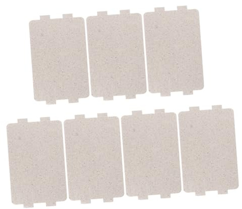 DECOMELODY 7 piezas Placa Mica Microondas Resistente al Calor para Horno Microondas Recortable y Aislante para Electrodomésticos Hogar