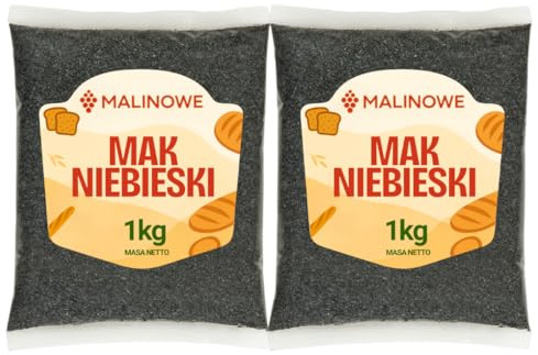 Malinowe blauer Mohnsamen perfekt natürlich hohe Qualität 2x1kg