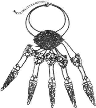 Générique Retro armband för flickor halloween justerbar handkedja med | nagelspets punksmycken för rollspel, cosplay bröllop