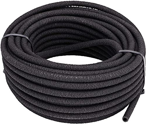 Raindrip 015005T Tuyau d'immersion poreux 1/4 x 15 m Noir