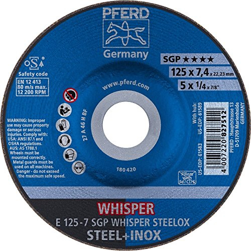 Pferd 62212848 Schruppscheiben E 125-7 A46H SGP-Whisper