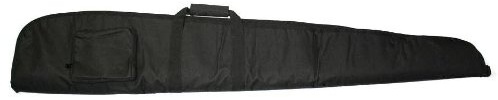 Gewehrtasche doppelt 143cm Farbe: Schwarz/aufgesetzte Aussentasche/geeignet für 2 Gewehre