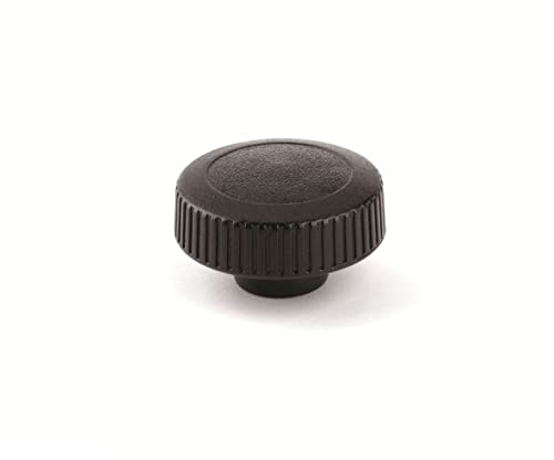 2 tuercas moleteadas/ruedas manuales con casquillo de latón