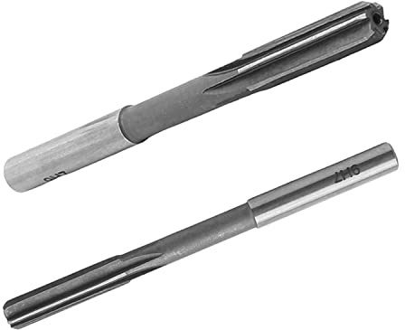 Utoolmart H7 Bohrreibahle, Hochgeschwindigkeitsstahl, 9 mm Schneiddurchmesser, gerader Schaft, Maschine, Reibahlen, Fräswerkzeug, für Bohrmaschine, 2 Stück
