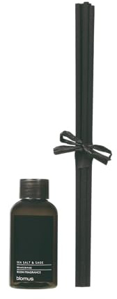 blomus Raumduft Nachfüllset -FRAGA- | Farbe Micro Chip | 100 ml | Aus Kunststoff; Zum Nachfüllen des Raumduft-Diffusers; Maße 4,5 x 4,5 x 26 cm